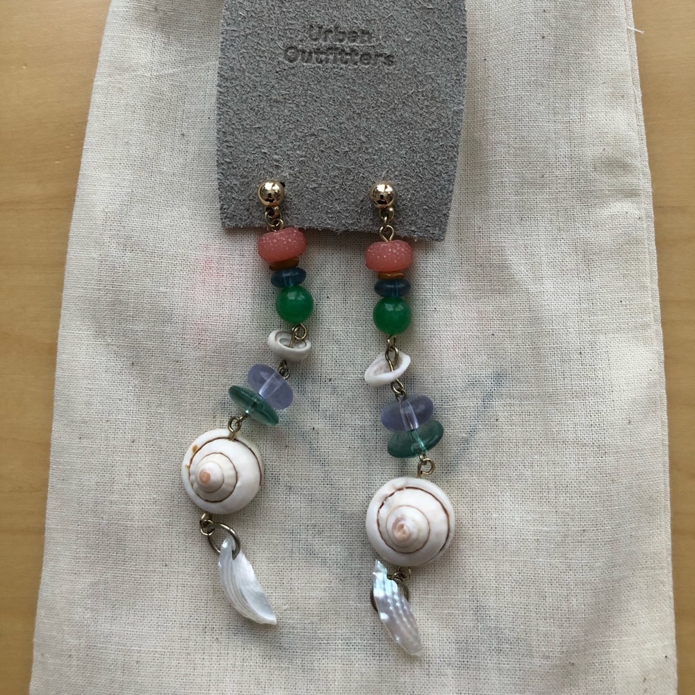 UO Mermaid shell earrings